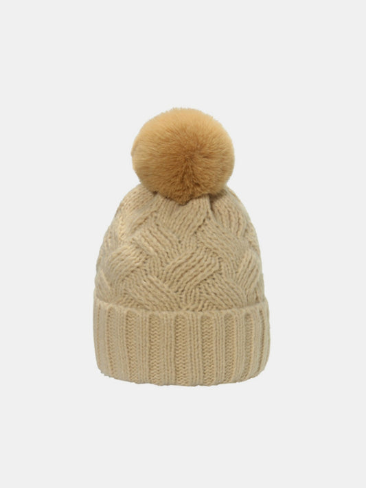 Roll Rim Cable-Knit Chic Fall Hat