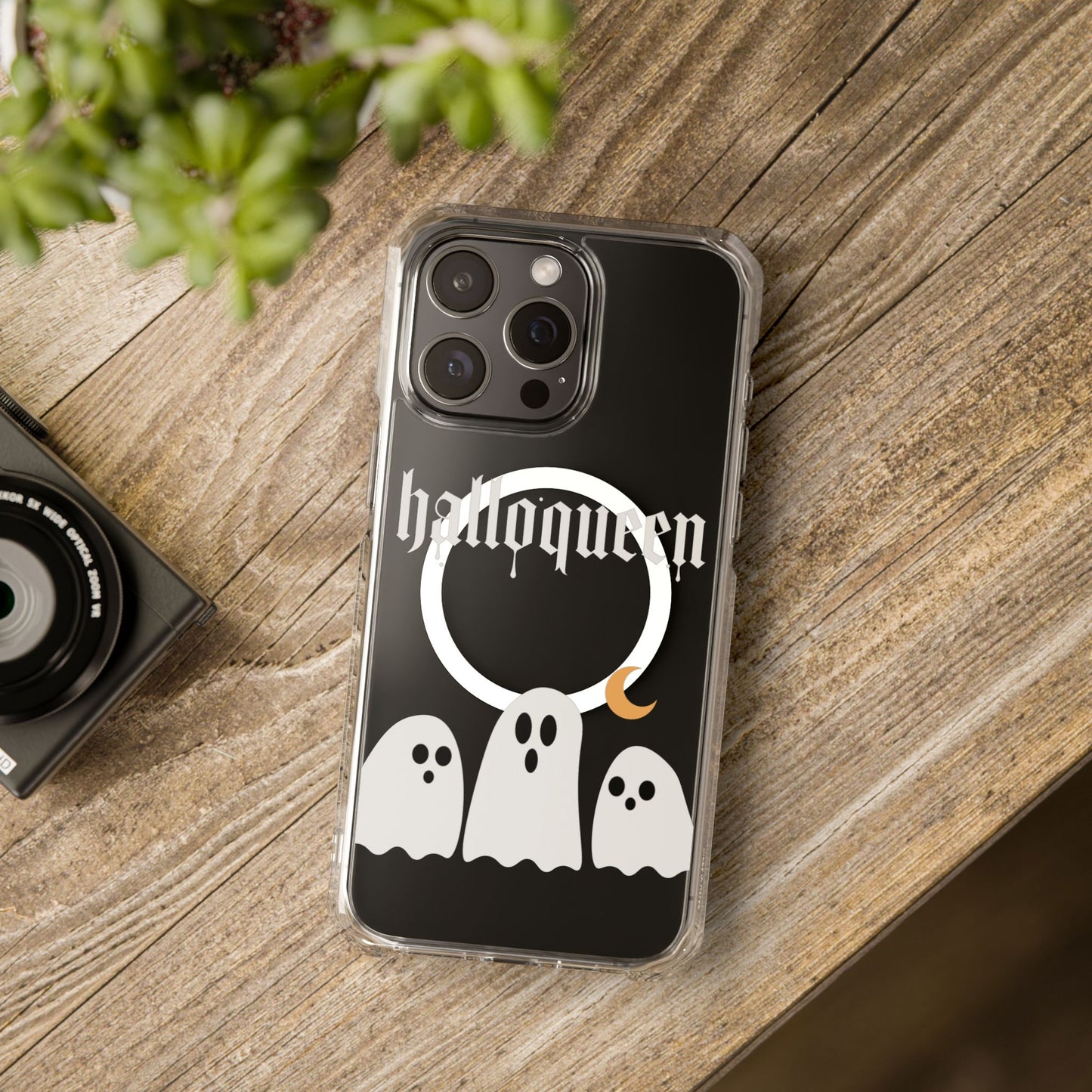 HalloQueen Spooky Season Chic Phone Magnetic Clear Impact Cases