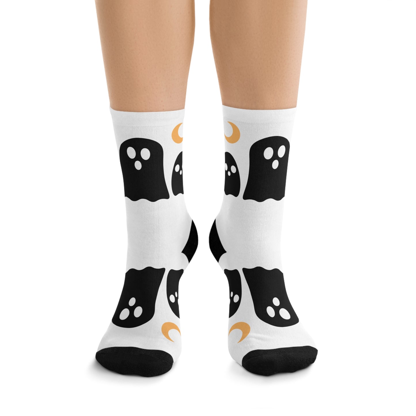 Hay Boo Spooky Season Cute Unisex Halloween’s Recycled Poly Socks