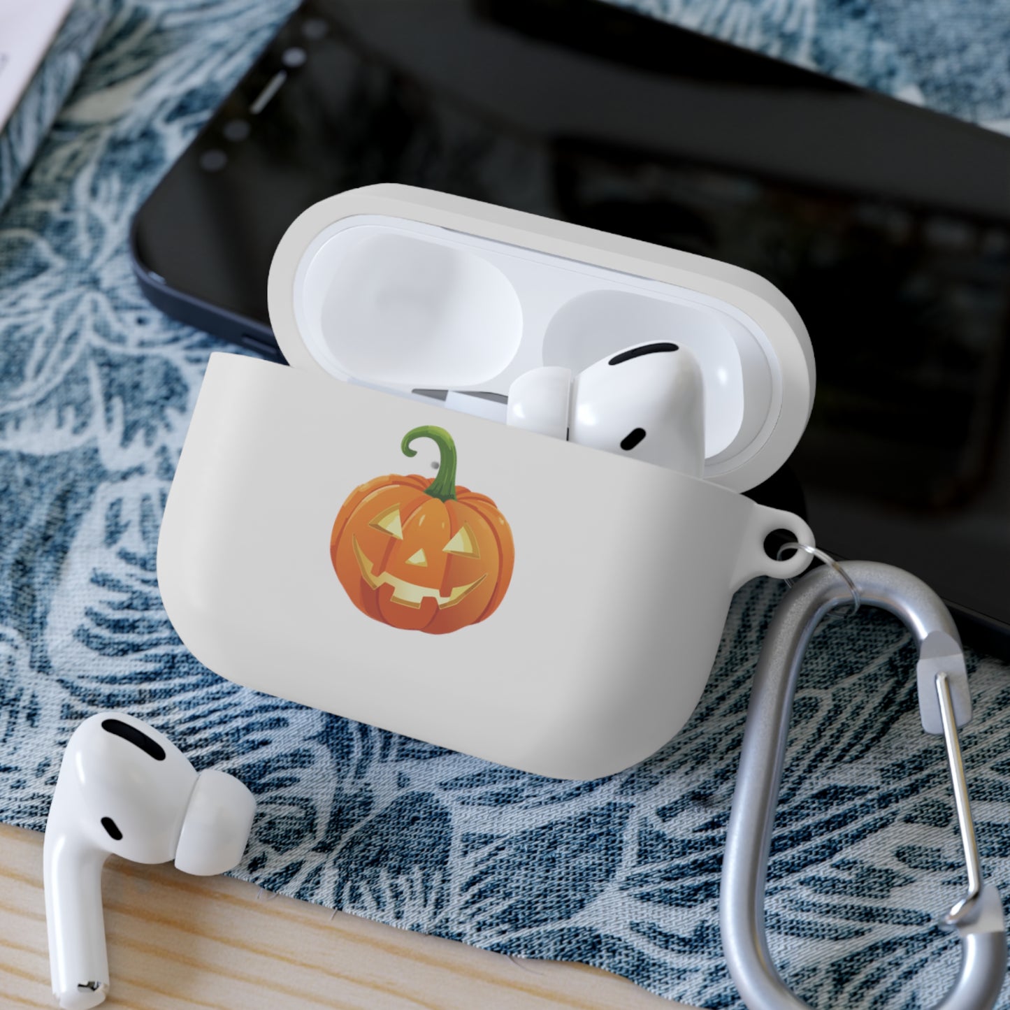 Jack Pumpkin Print AirPods and AirPods Pro Case Cover