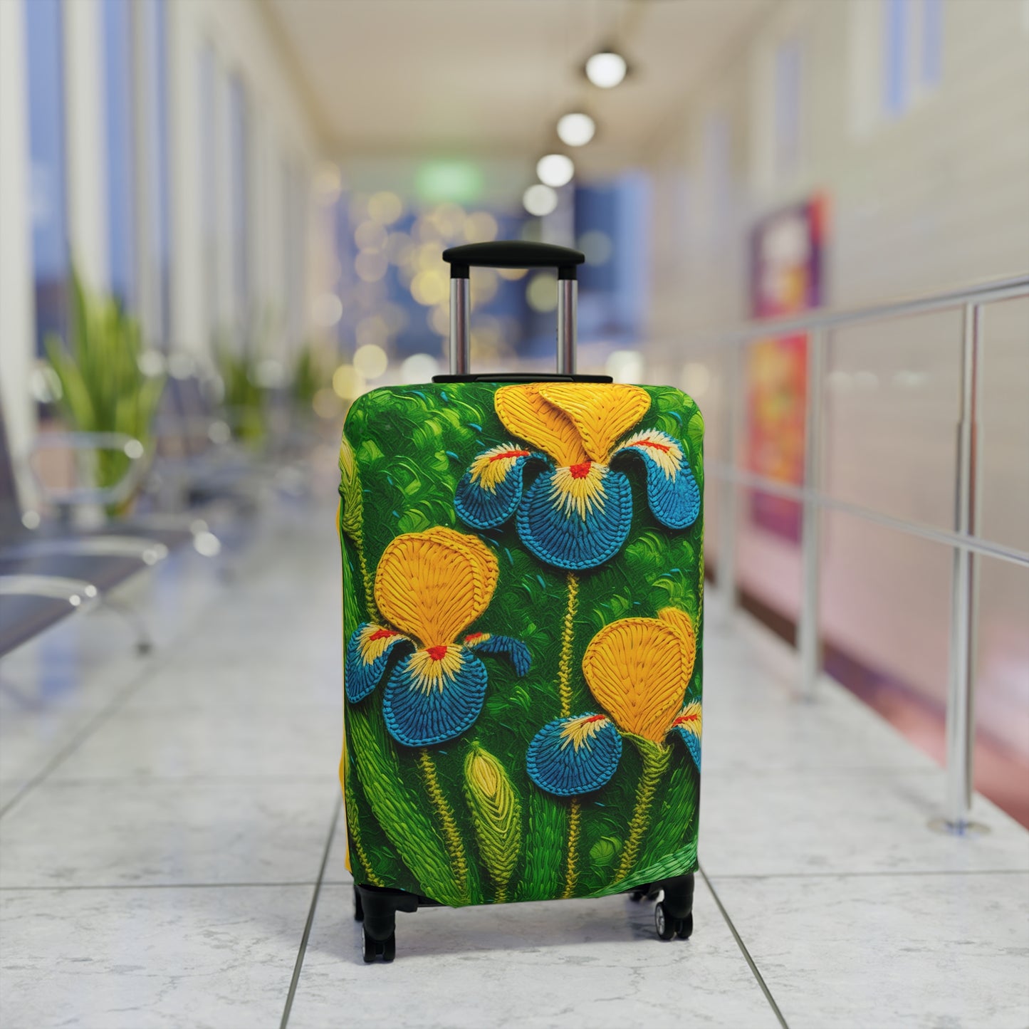 The Flowers Polyester Luggage Cover