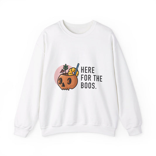 Orange Skull Unisex Heavy Blend™ Crewneck Sweatshirt