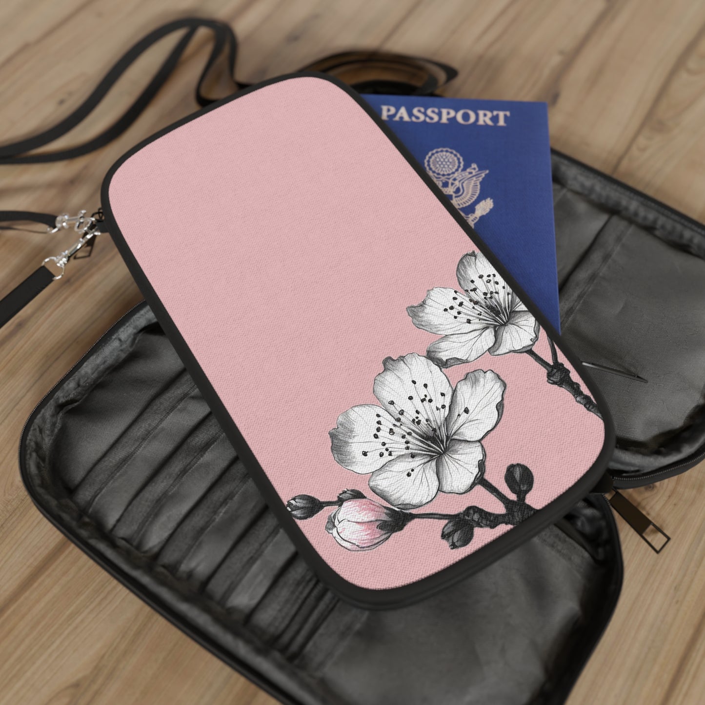 The Winter Cherry Travel Passport Wallet