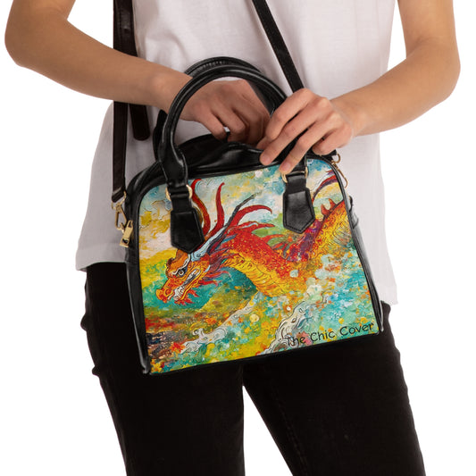 Shoulder Handbag "The dragon"