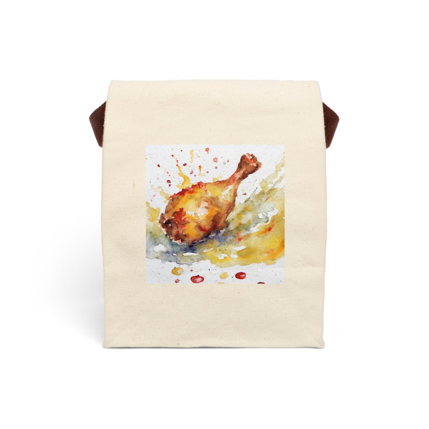 The Chicken Canvas Lunch Bag With Strap