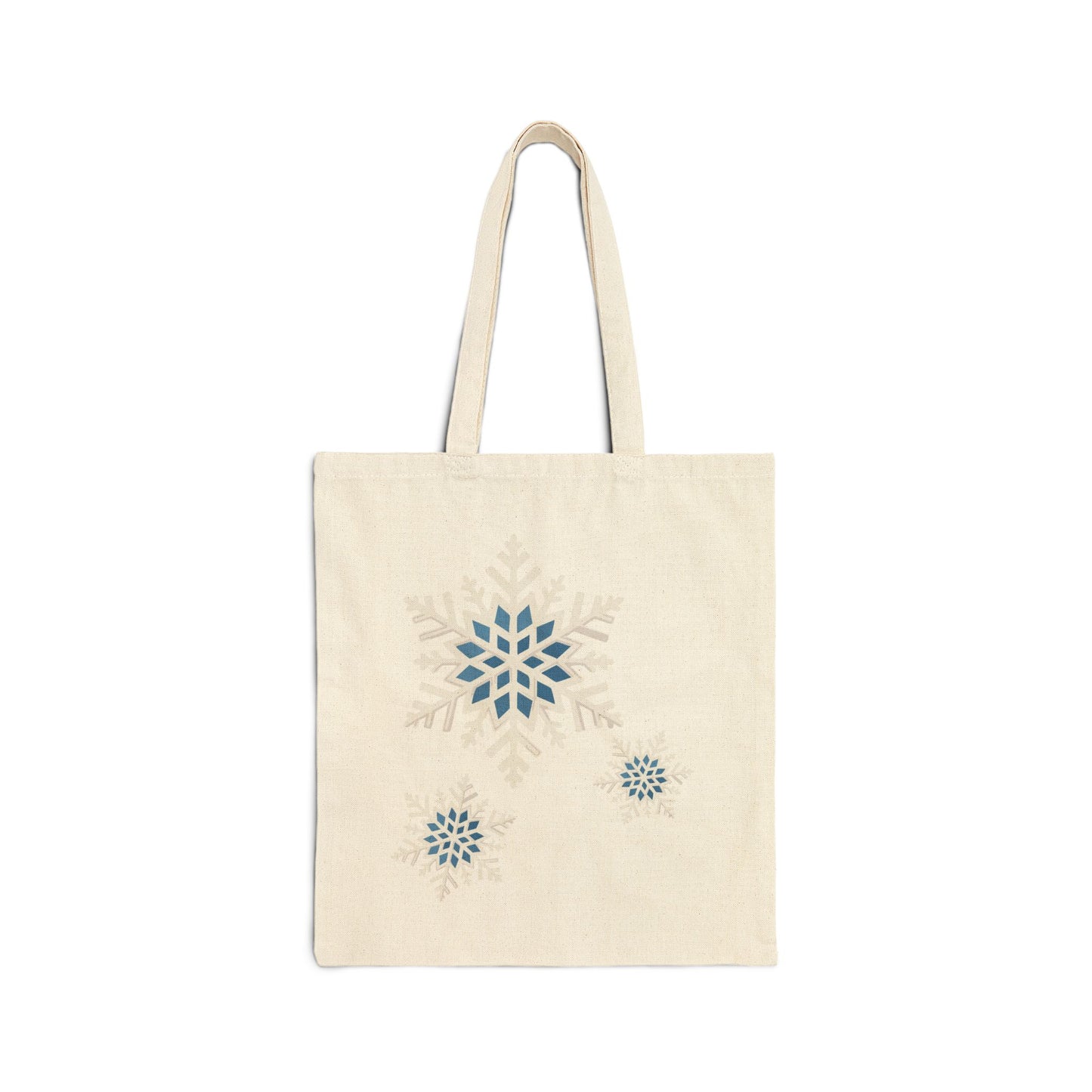 The Snowflakes Cotton Canvas Tote Bag