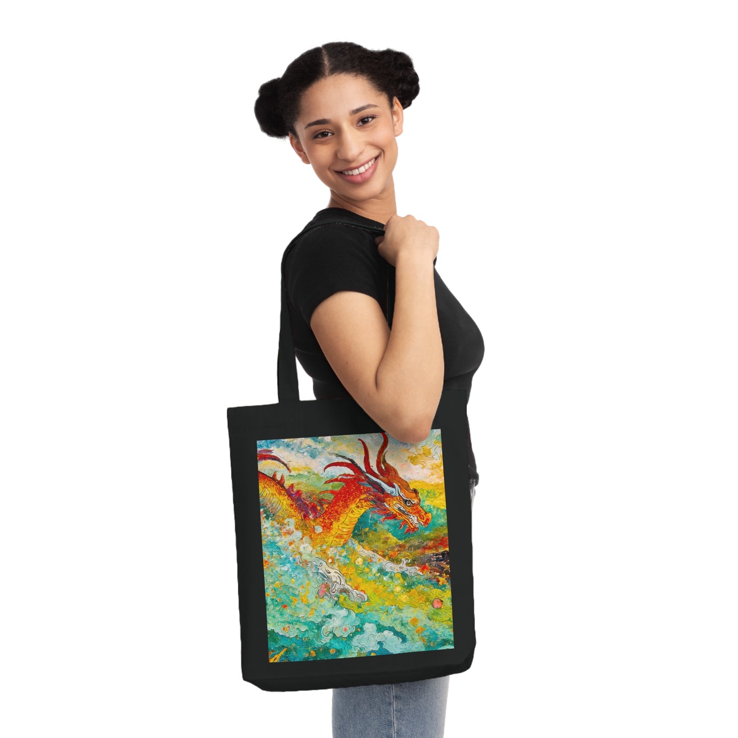 The Dragons Woven Tote Bag