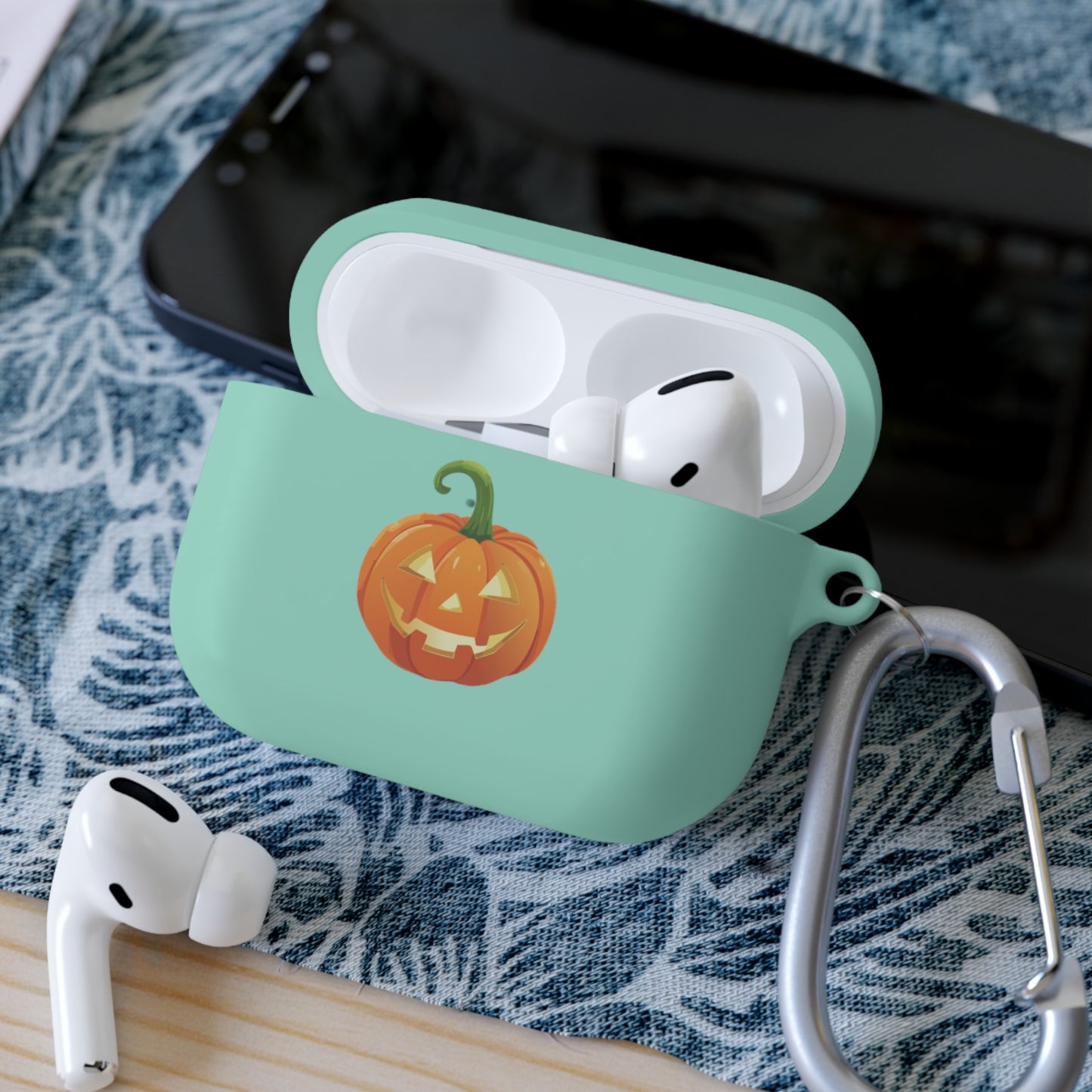 Jack Pumpkin Print AirPods and AirPods Pro Case Cover