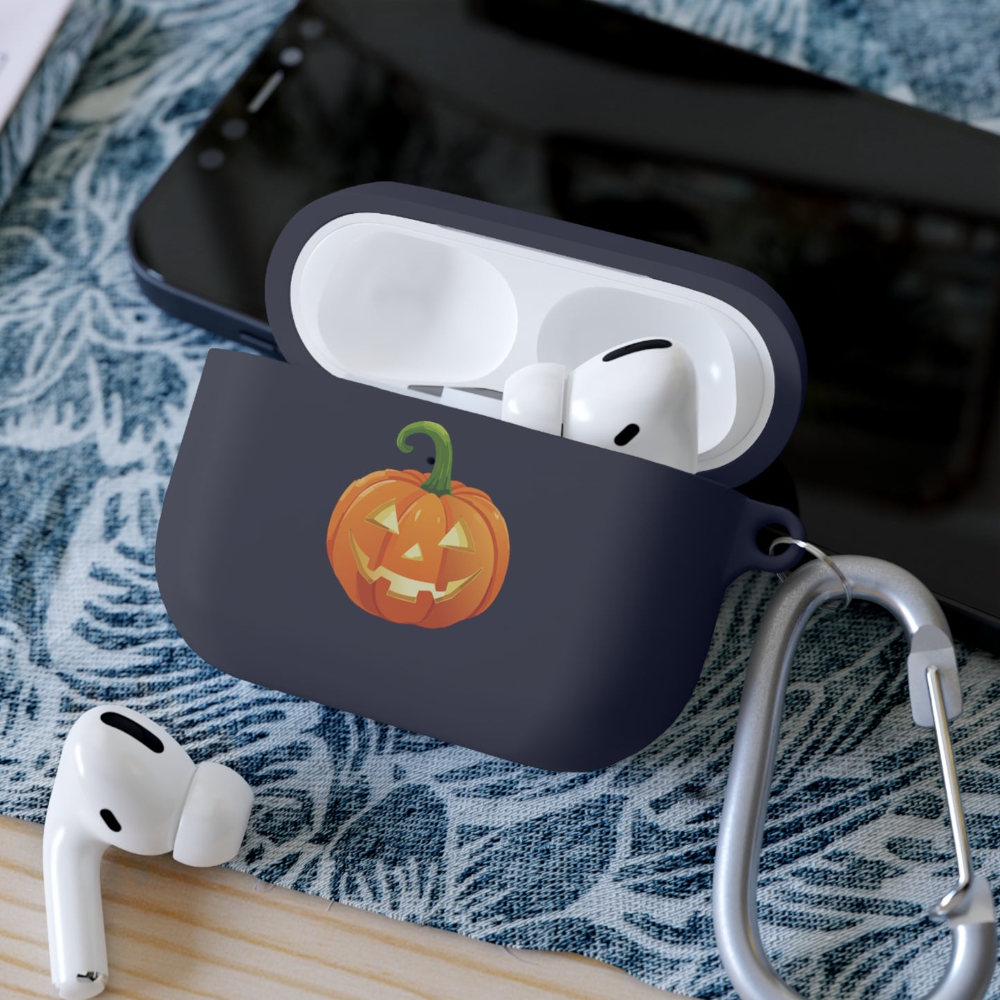 Jack Pumpkin Print AirPods and AirPods Pro Case Cover