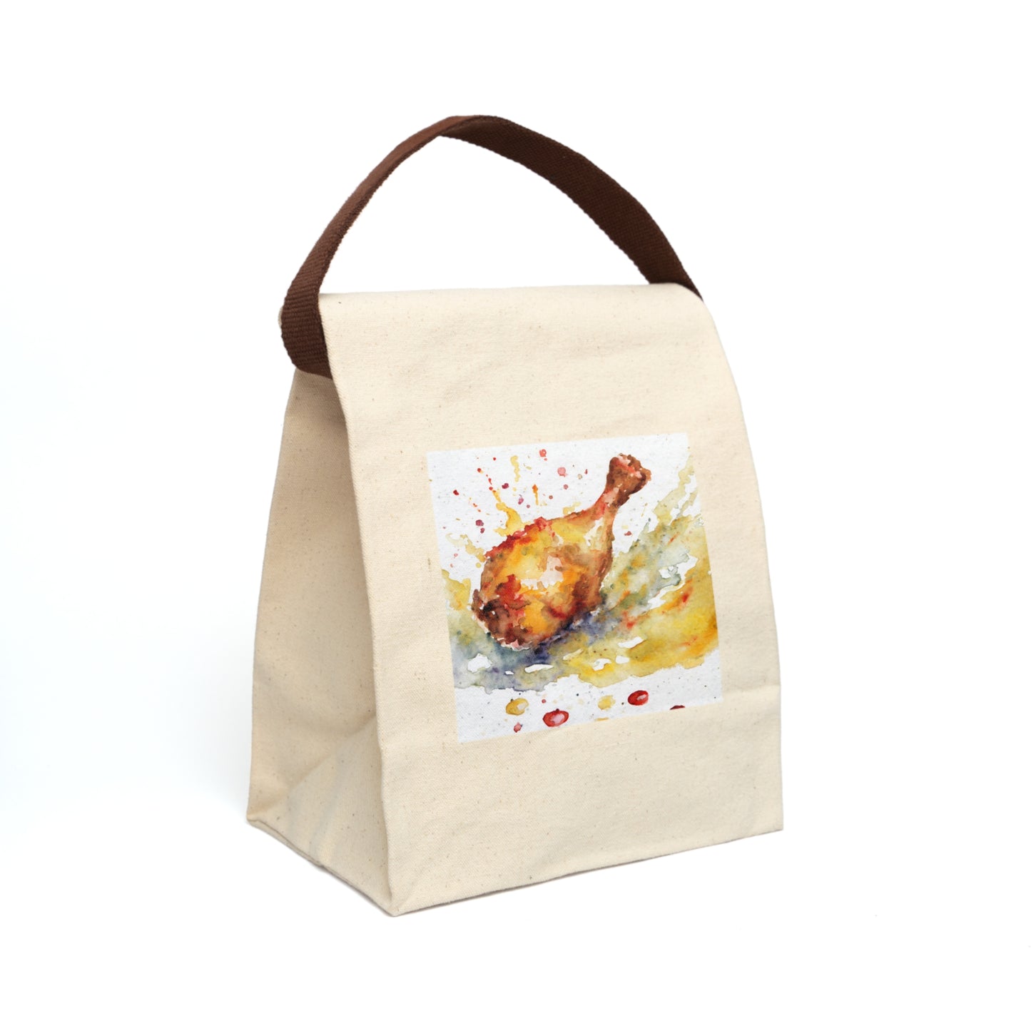 The Chicken Canvas Lunch Bag With Strap