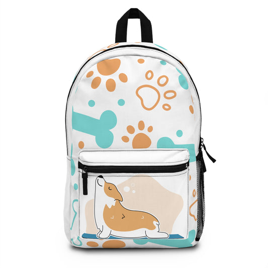 The Dog Print School Teen Kids Unisex Backpack