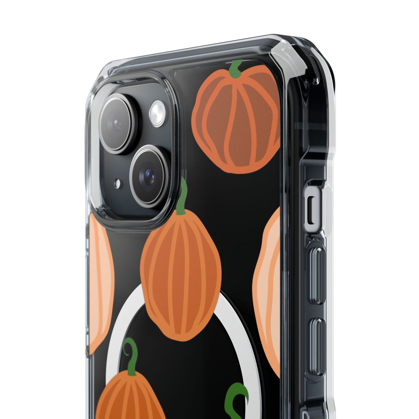 Hay Boo Halloween Pumpkin Phone Magnetic Clear Impact Cases