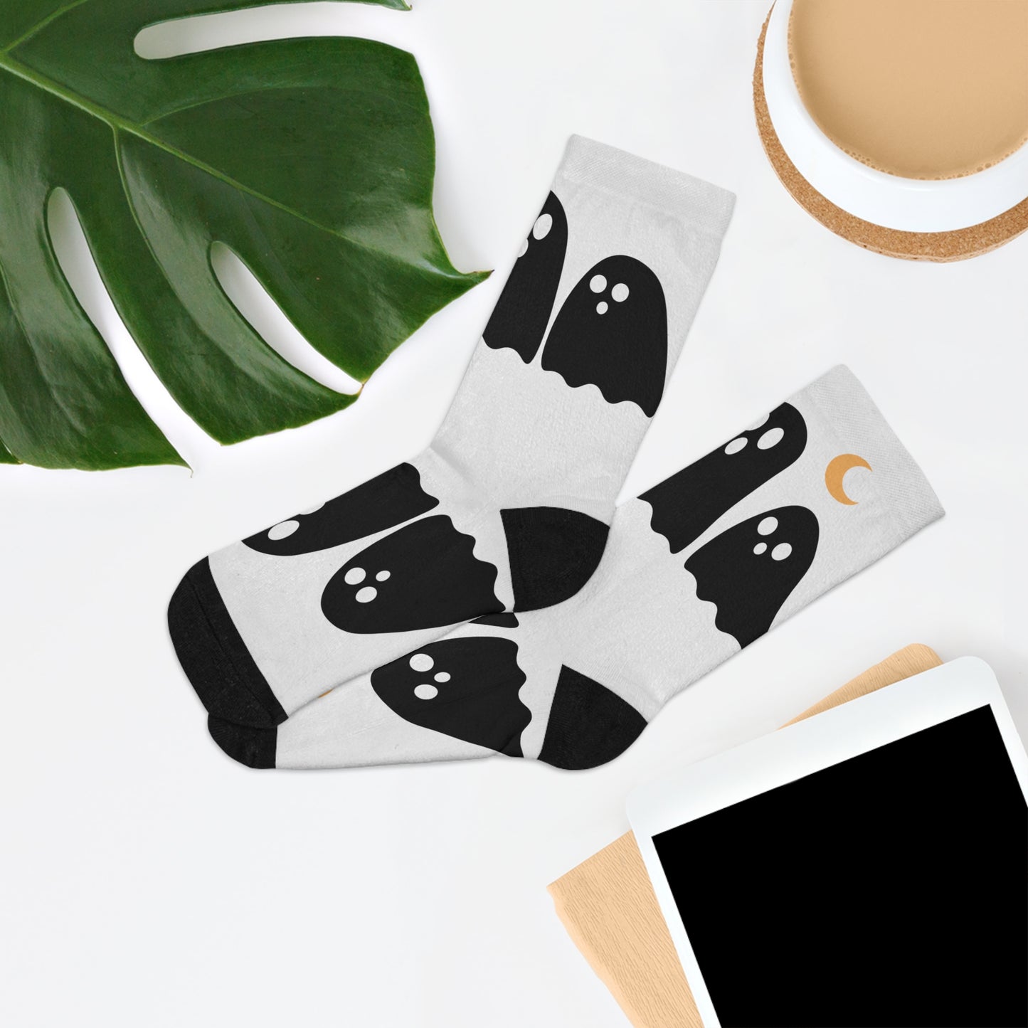 Hay Boo Spooky Season Cute Unisex Halloween’s Recycled Poly Socks