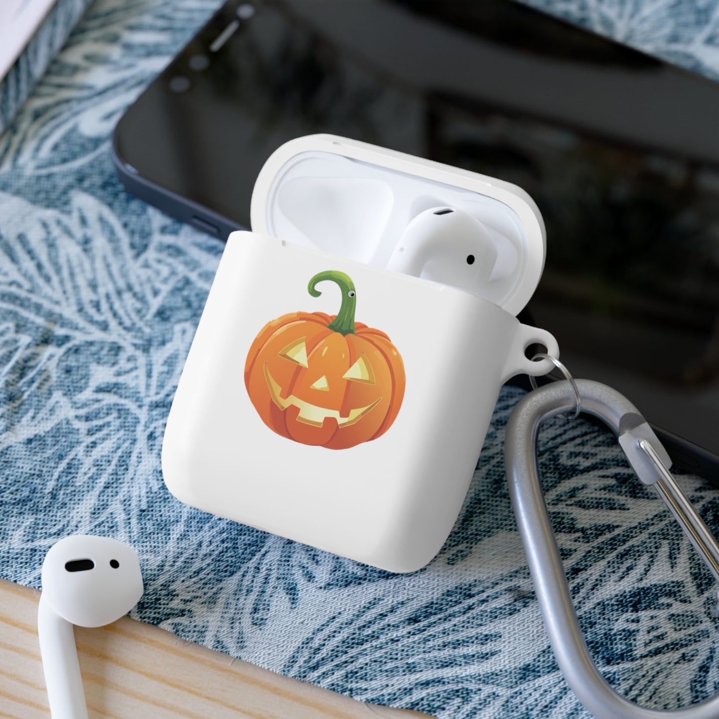 Jack Pumpkin Print AirPods and AirPods Pro Case Cover