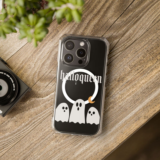 HalloQueen Spooky Season Chic Phone Magnetic Clear Impact Cases