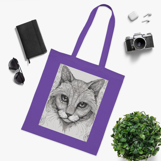 Cotton Tote The Cat