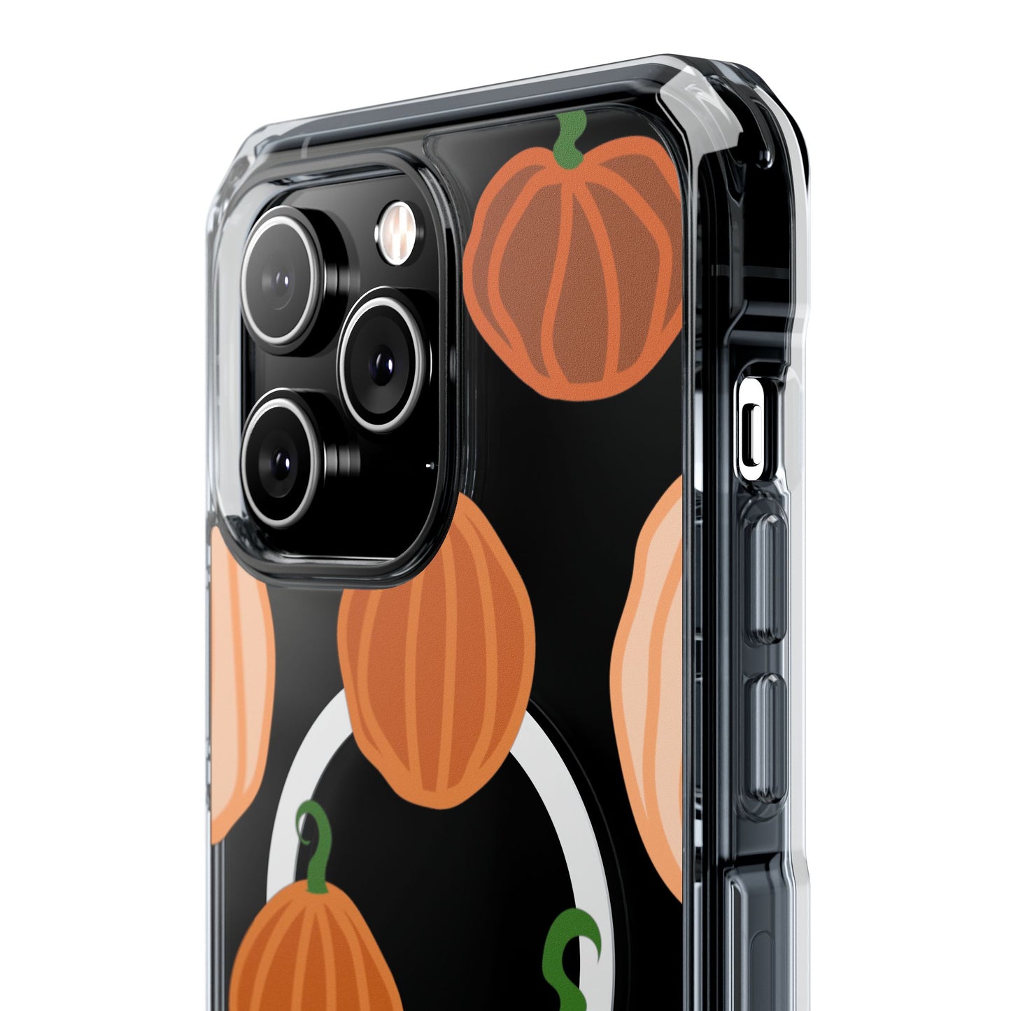 Hay Boo Halloween Pumpkin Phone Magnetic Clear Impact Cases