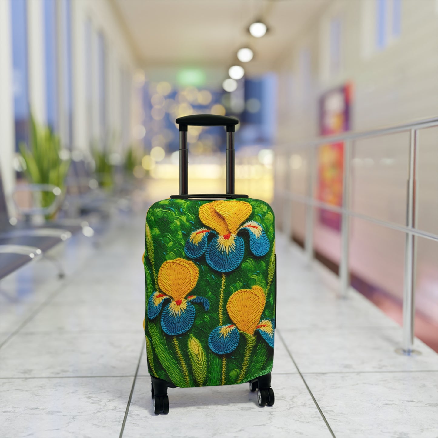 The Flowers Polyester Luggage Cover