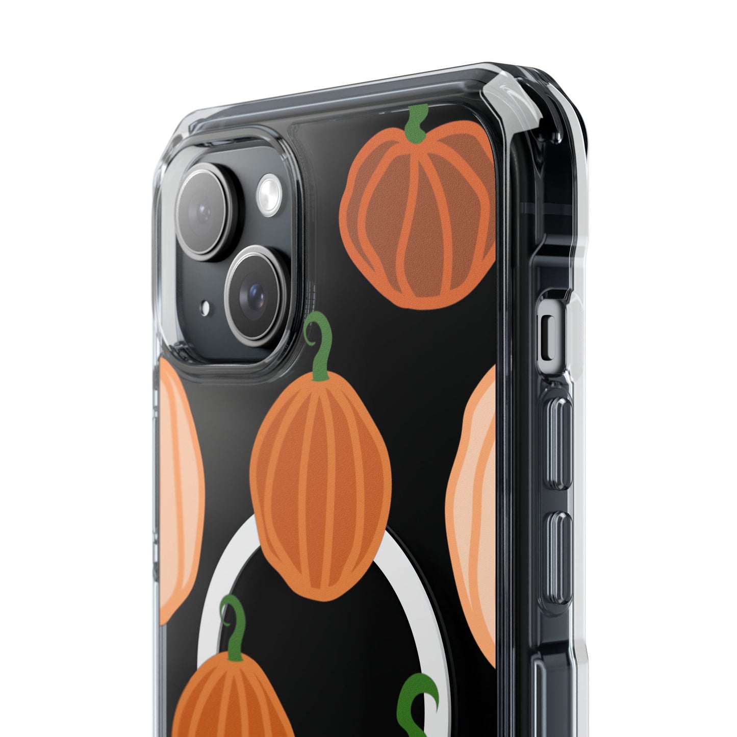 Hay Boo Halloween Pumpkin Phone Magnetic Clear Impact Cases