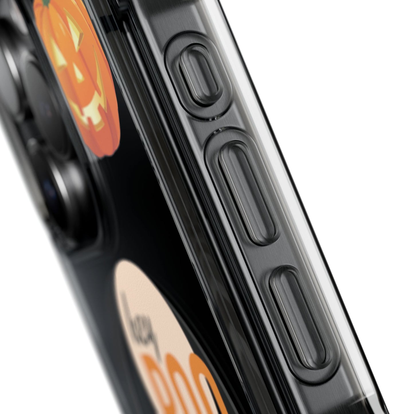 Hey Boo Jack Pumpkin Chic Design Magnetic Clear Impact iPhone Cases