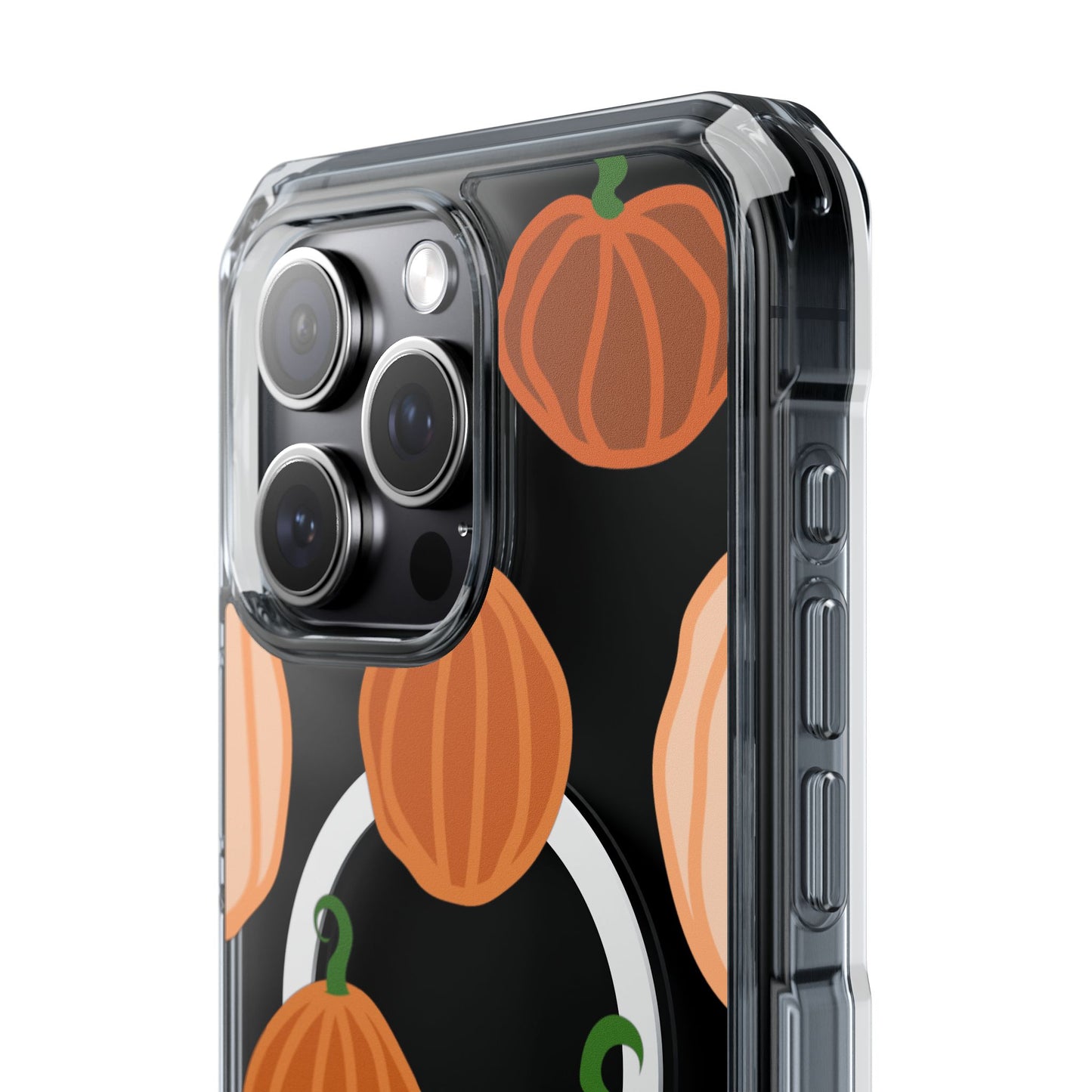 Hay Boo Halloween Pumpkin Phone Magnetic Clear Impact Cases