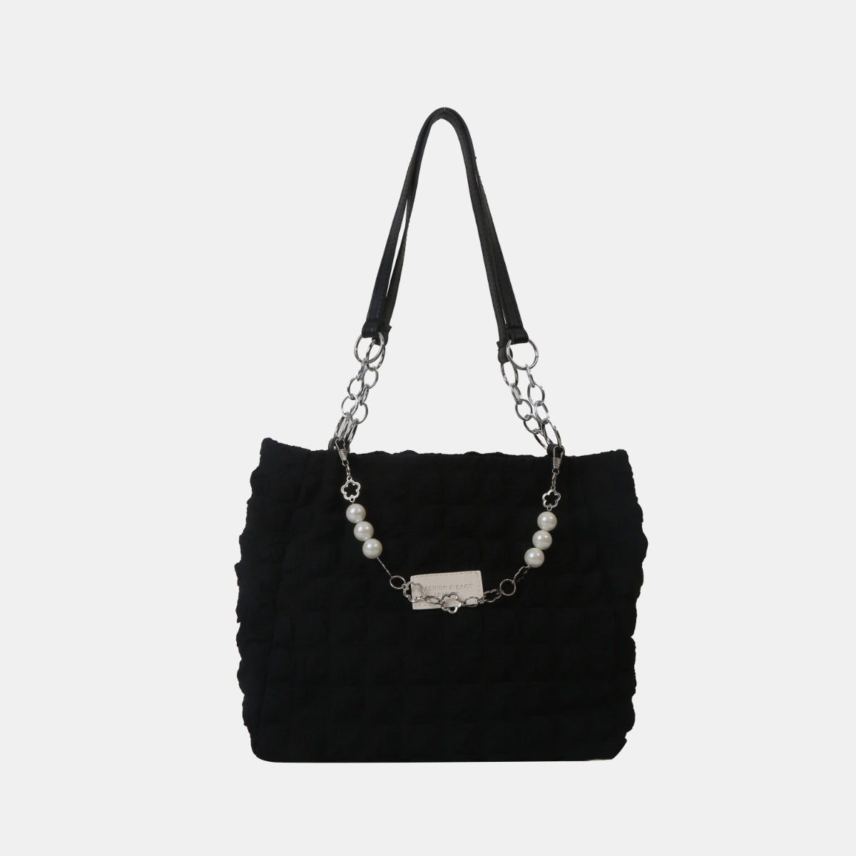 Chic Bubble Textured Tote Bag