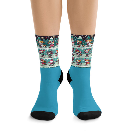 Socks with cats and dogs