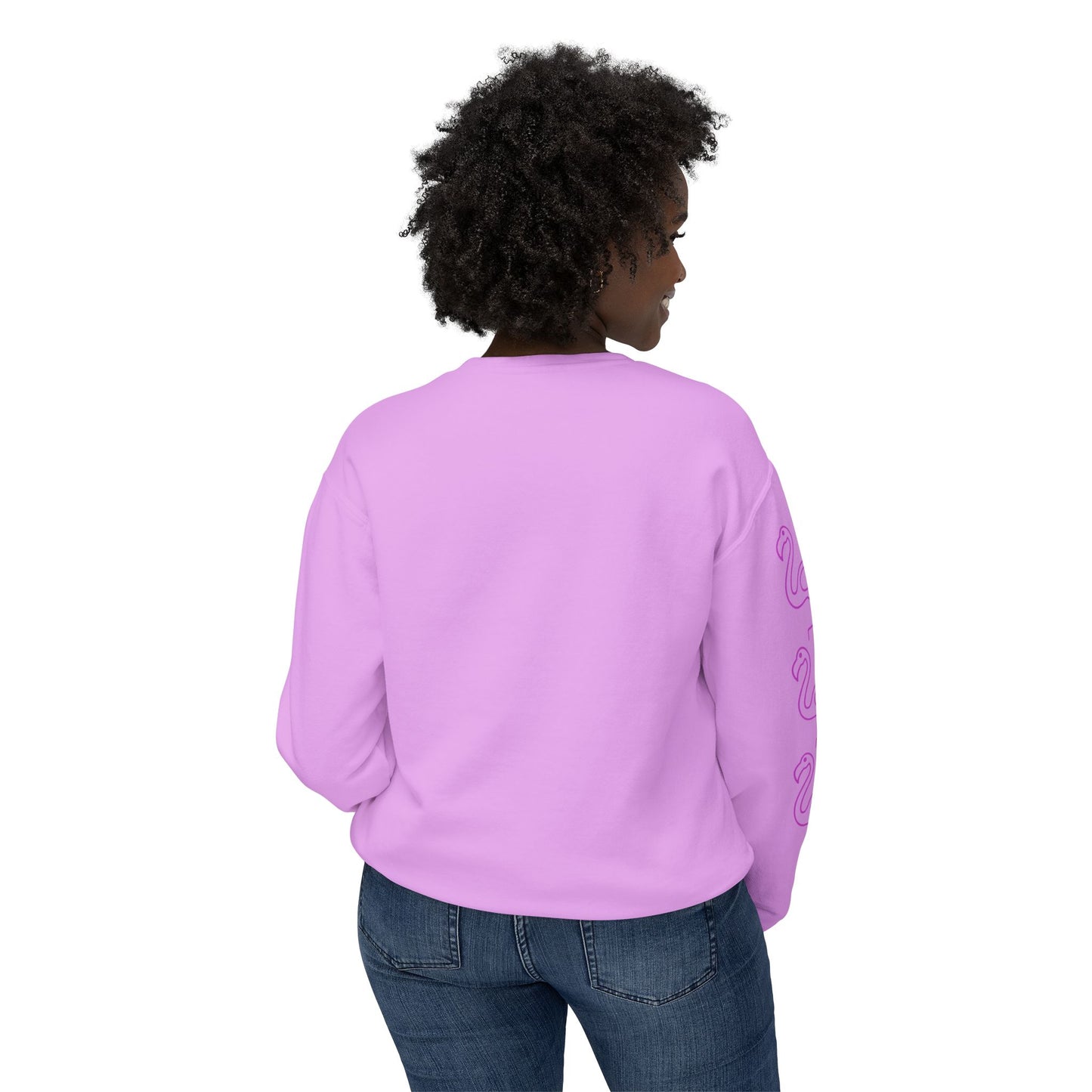 The Social Girl Unisex Lightweight Crewneck Sweatshirt