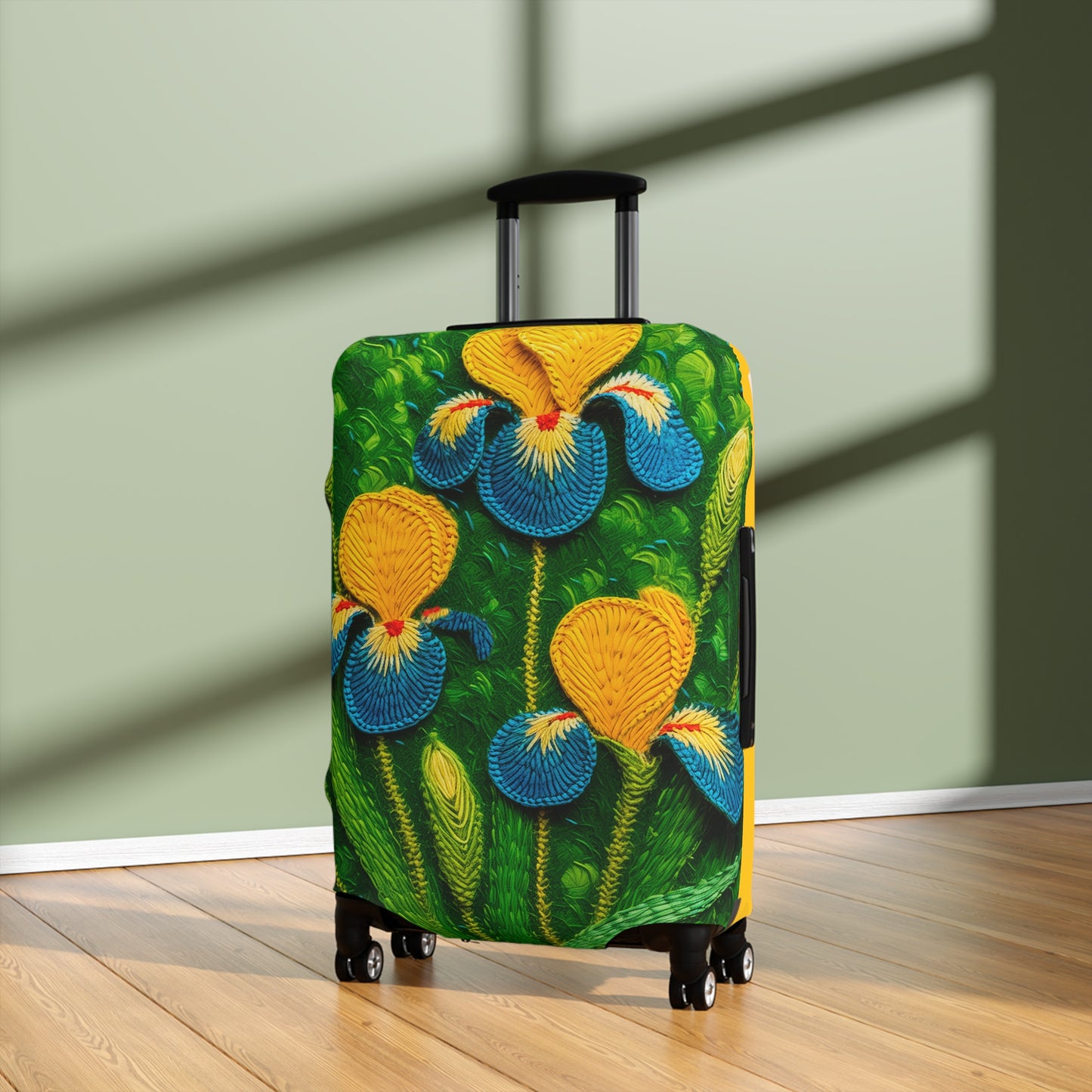 The Flowers Polyester Luggage Cover