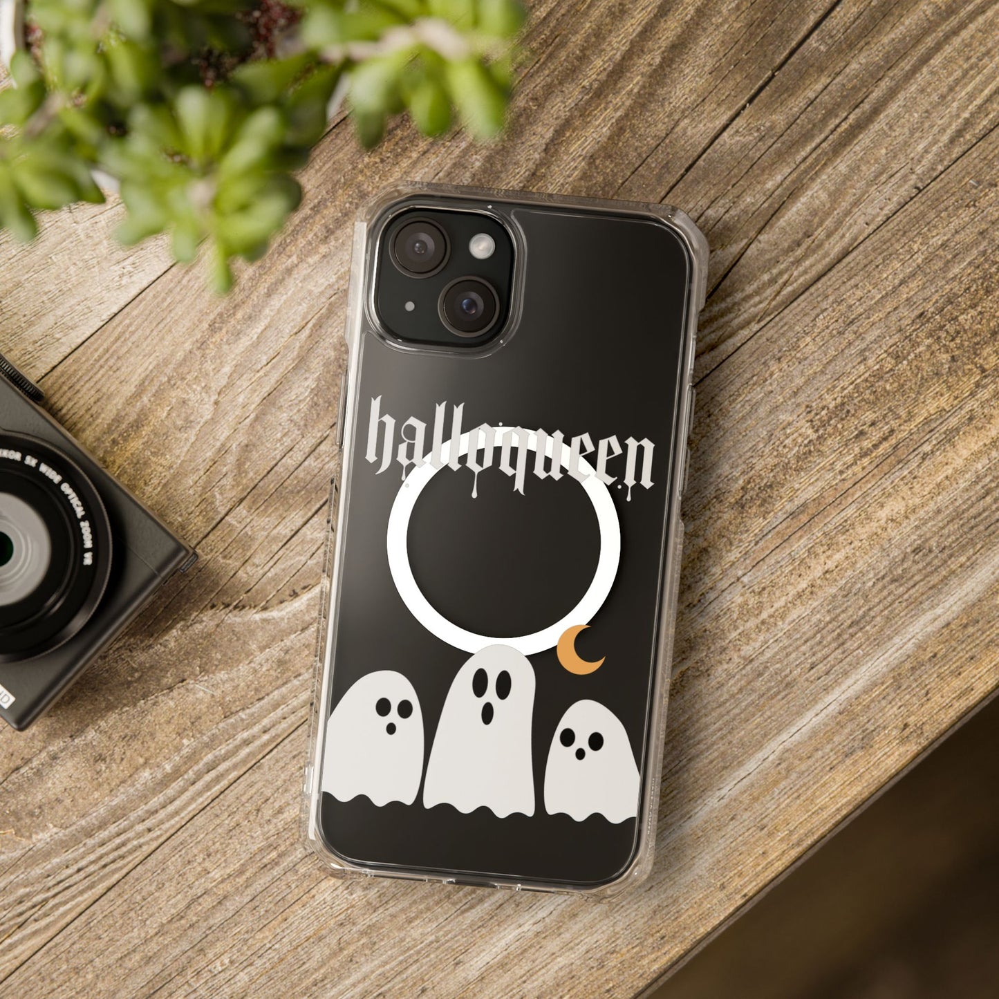 HalloQueen Spooky Season Chic Phone Magnetic Clear Impact Cases