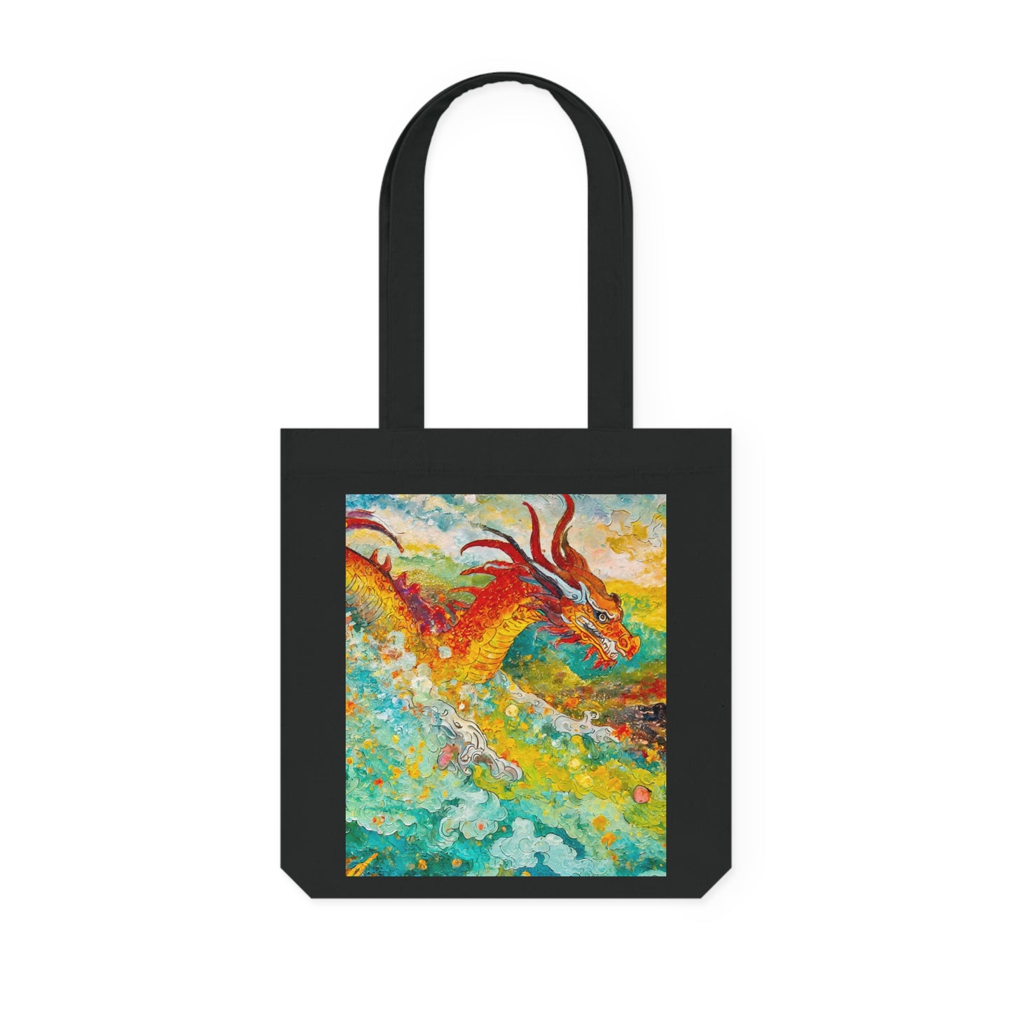 The Dragons Woven Tote Bag