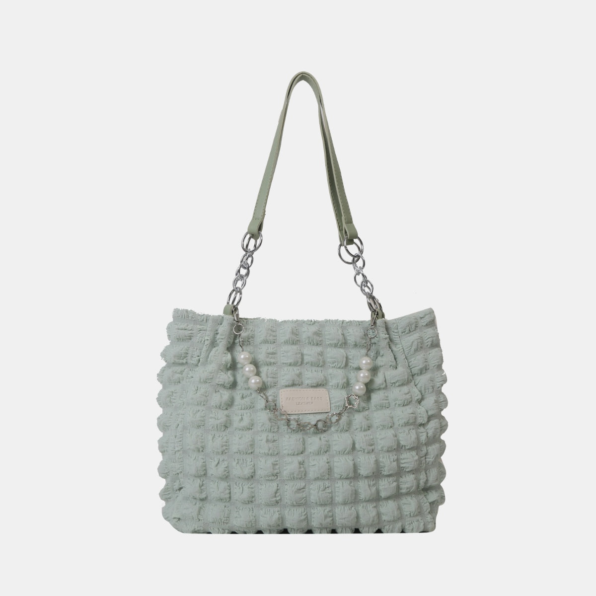 Chic Bubble Textured Tote Bag