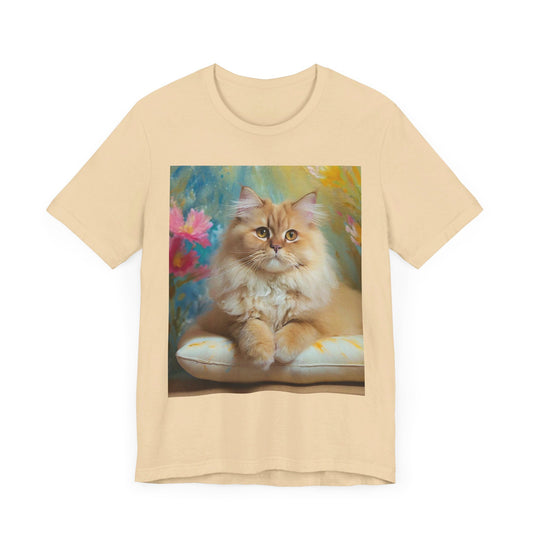 The Persian Cat Unisex Jersey Short Sleeve Tee