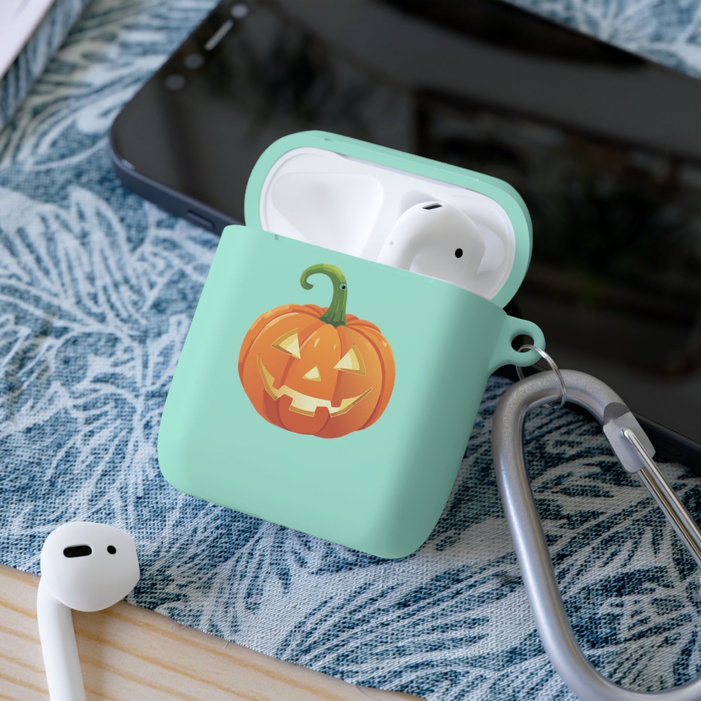 Jack Pumpkin Print AirPods and AirPods Pro Case Cover