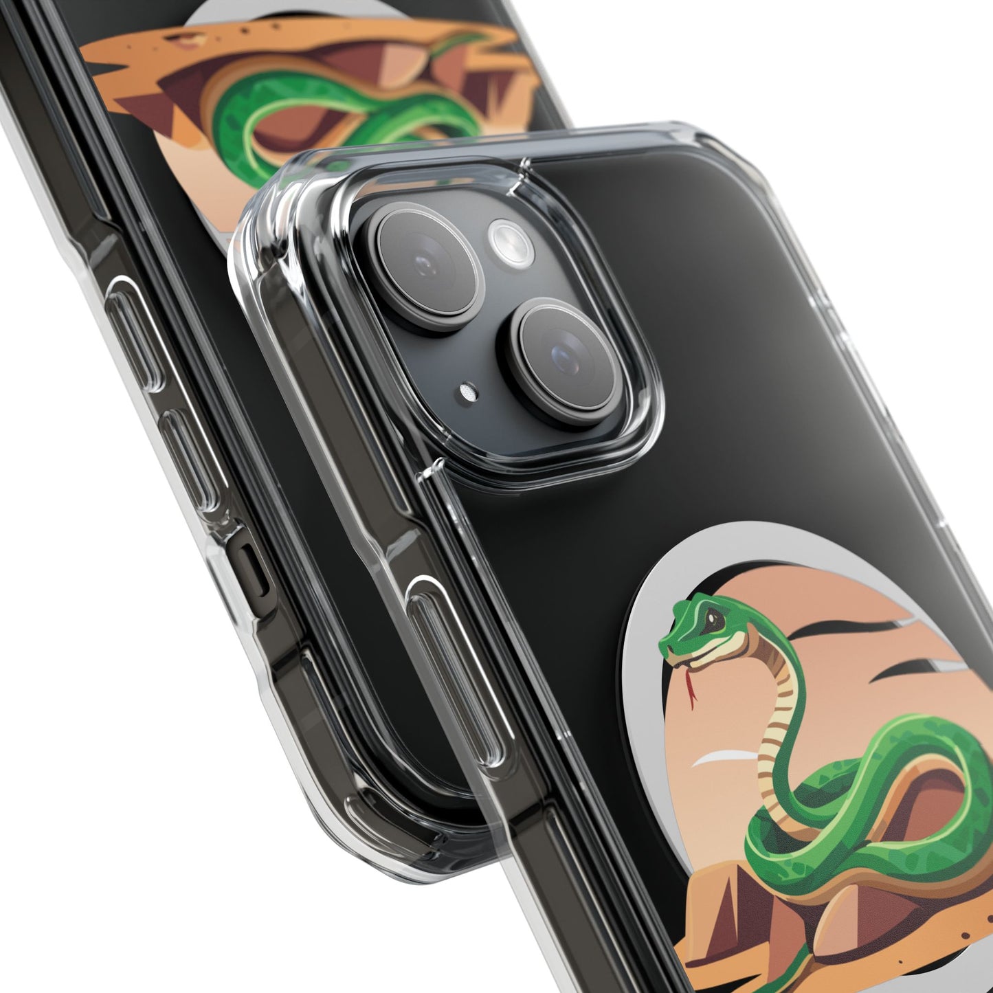 The Snake Magnetic Clear Impact Phone Cases