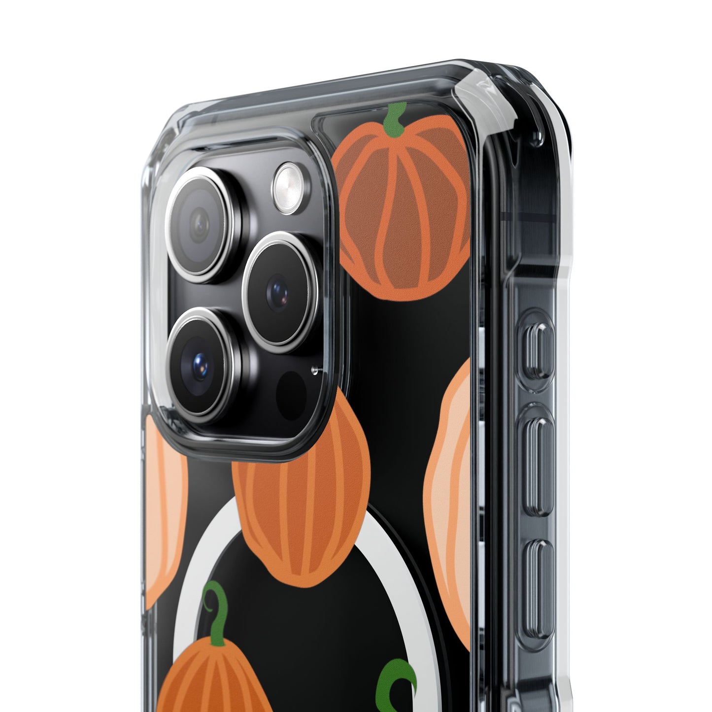 Hay Boo Halloween Pumpkin Phone Magnetic Clear Impact Cases