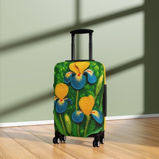 The Flowers Polyester Luggage Cover