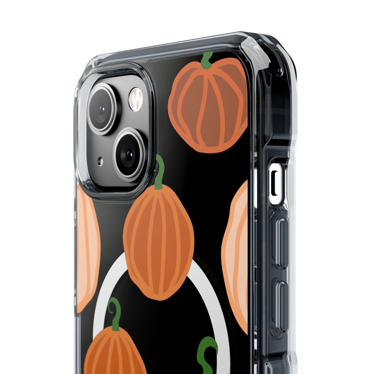 Hay Boo Halloween Pumpkin Phone Magnetic Clear Impact Cases