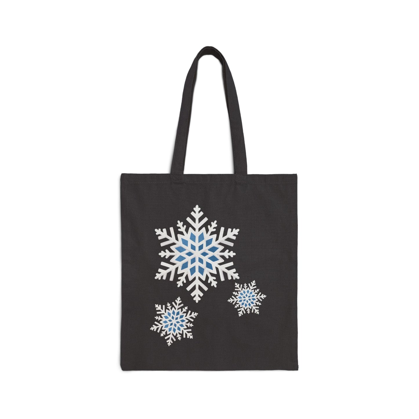 The Snowflakes Cotton Canvas Tote Bag