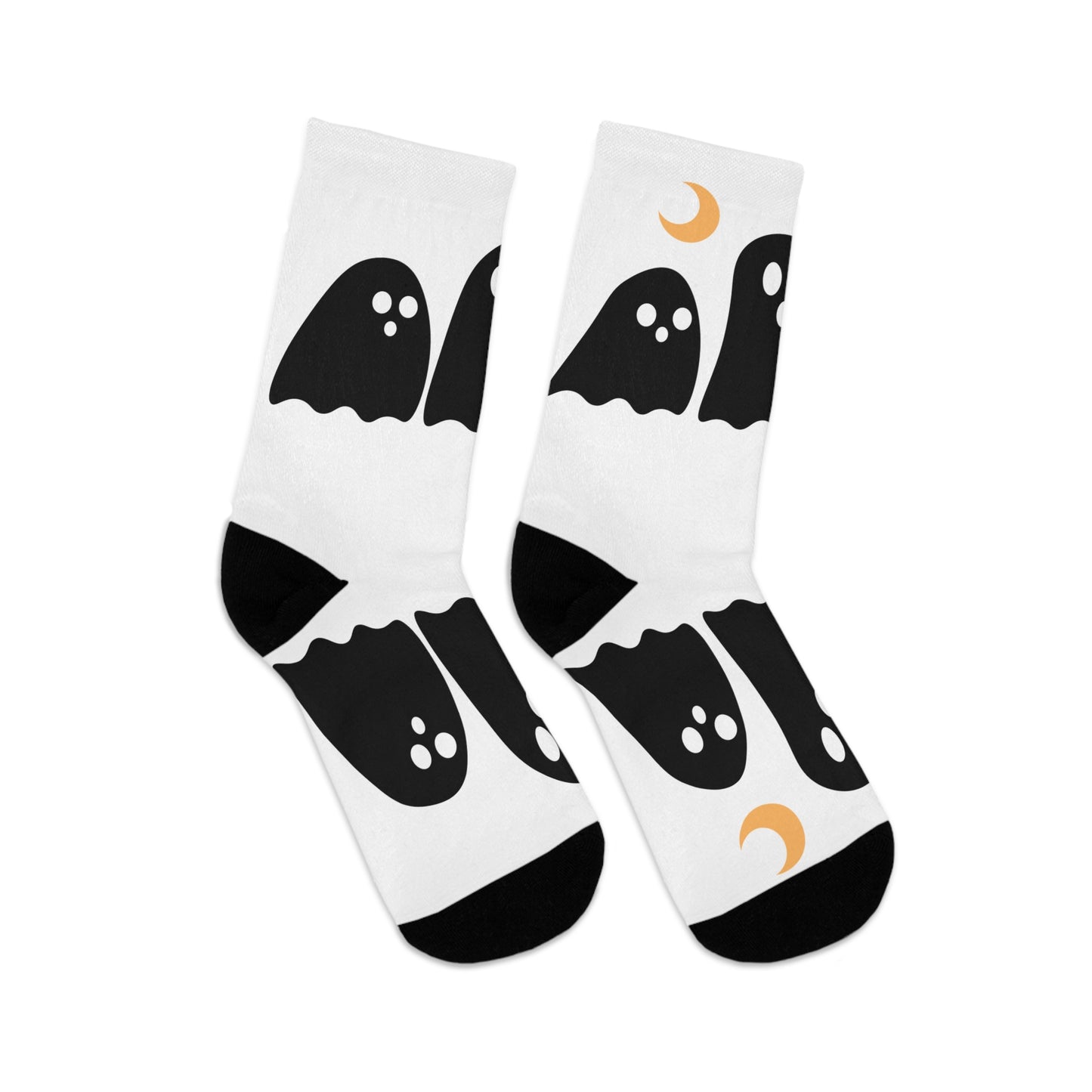 Hay Boo Spooky Season Cute Unisex Halloween’s Recycled Poly Socks