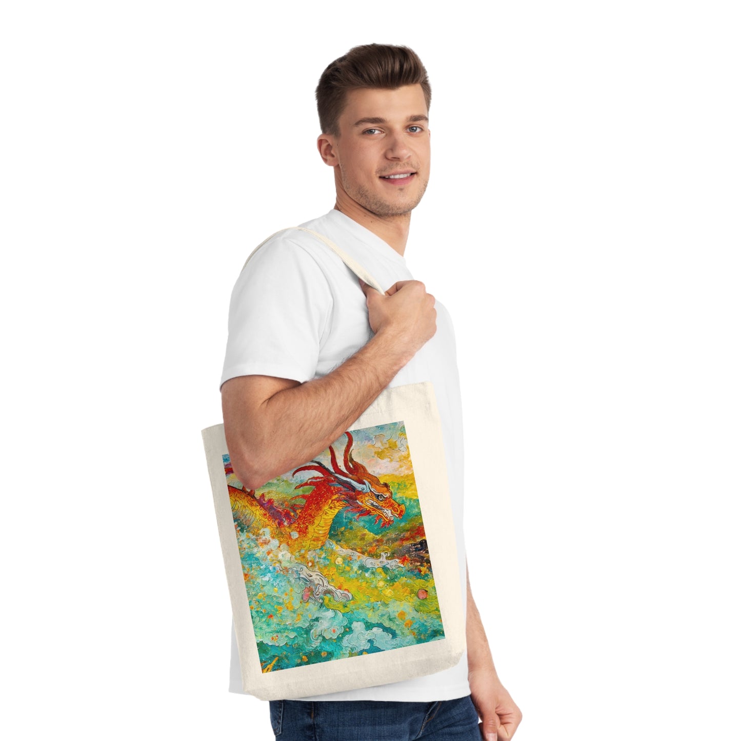 The Dragons Woven Tote Bag