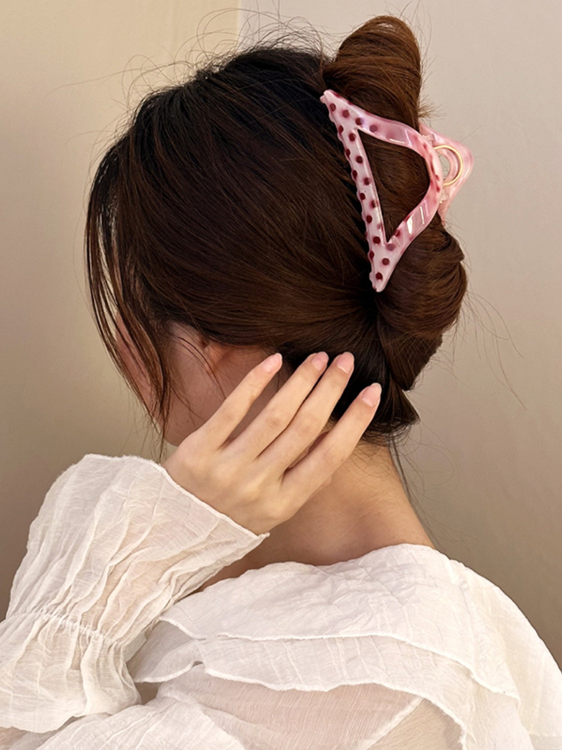 PC Polka Dot Chic Women’s Hair Claw Clip