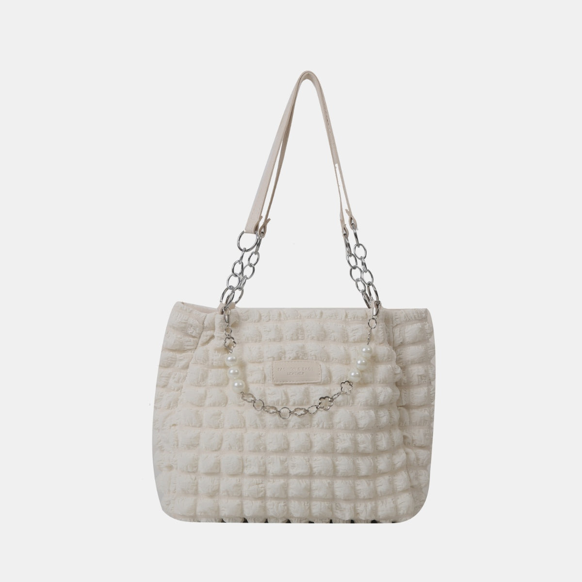 Chic Bubble Textured Tote Bag