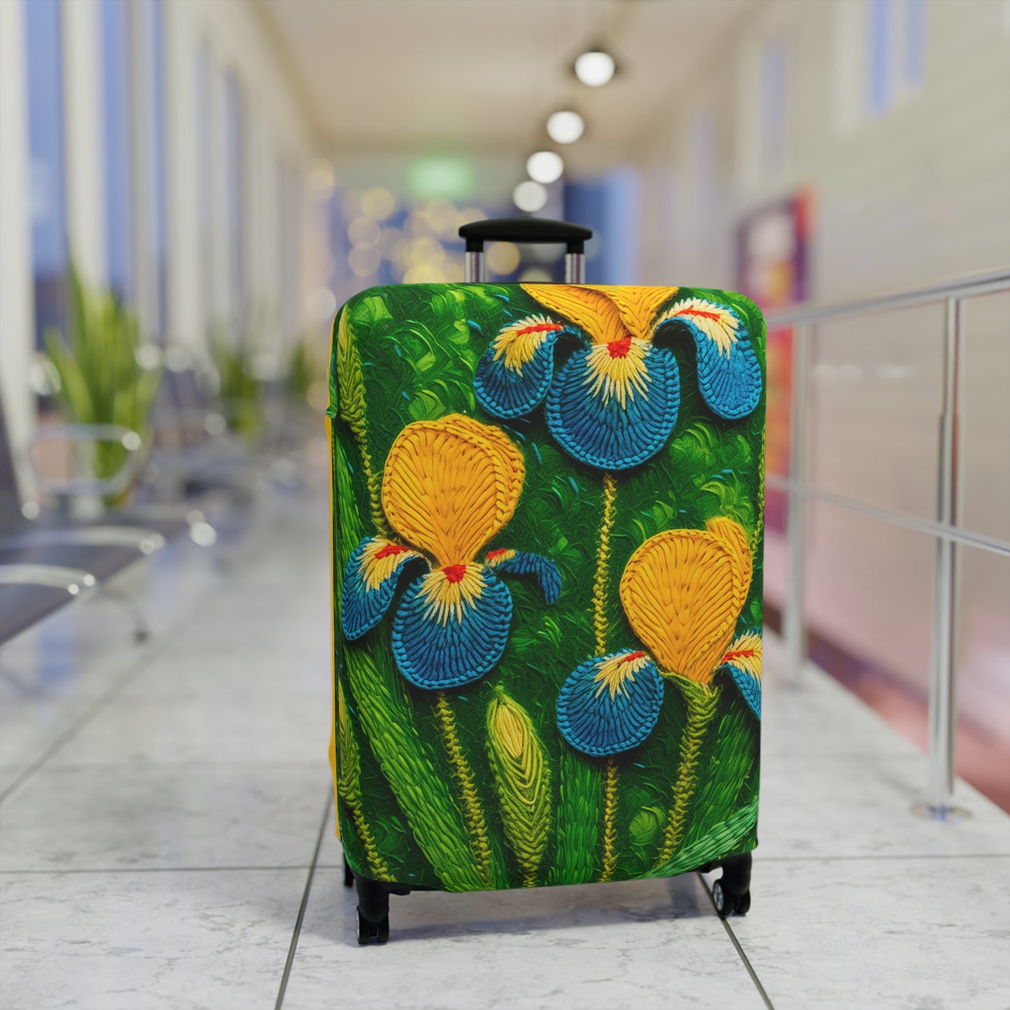 The Flowers Polyester Luggage Cover