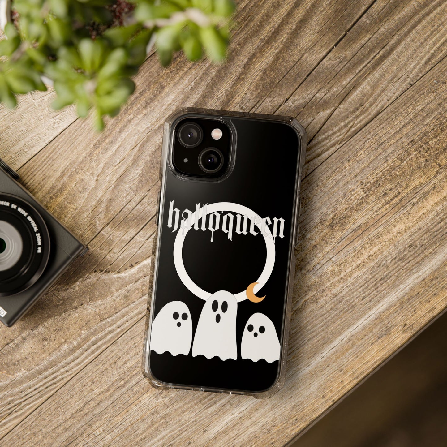 HalloQueen Spooky Season Chic Phone Magnetic Clear Impact Cases