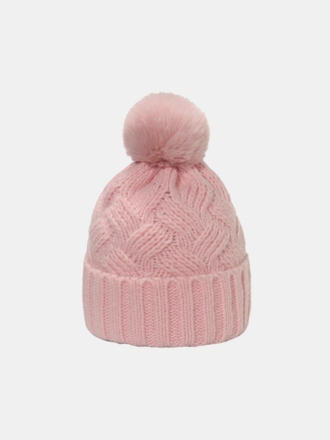 Roll Rim Cable-Knit Chic Fall Hat