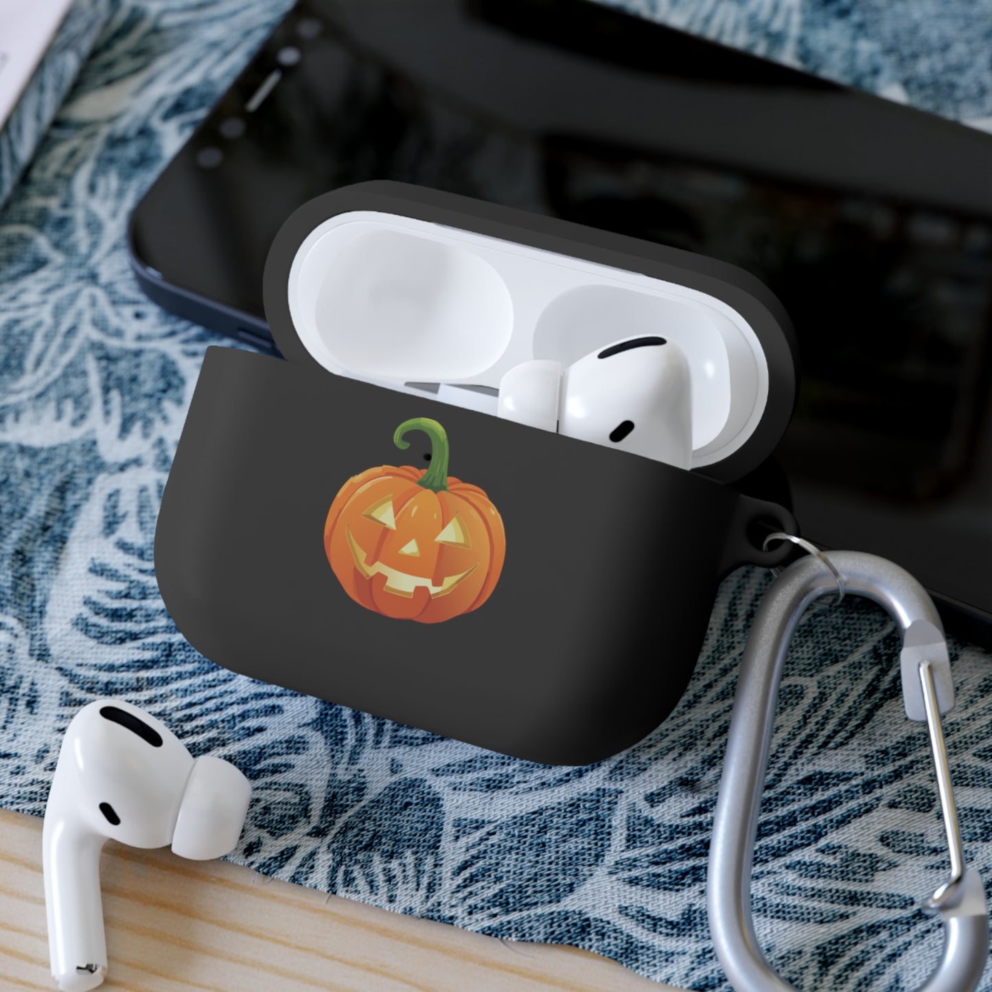 Jack Pumpkin Print AirPods and AirPods Pro Case Cover