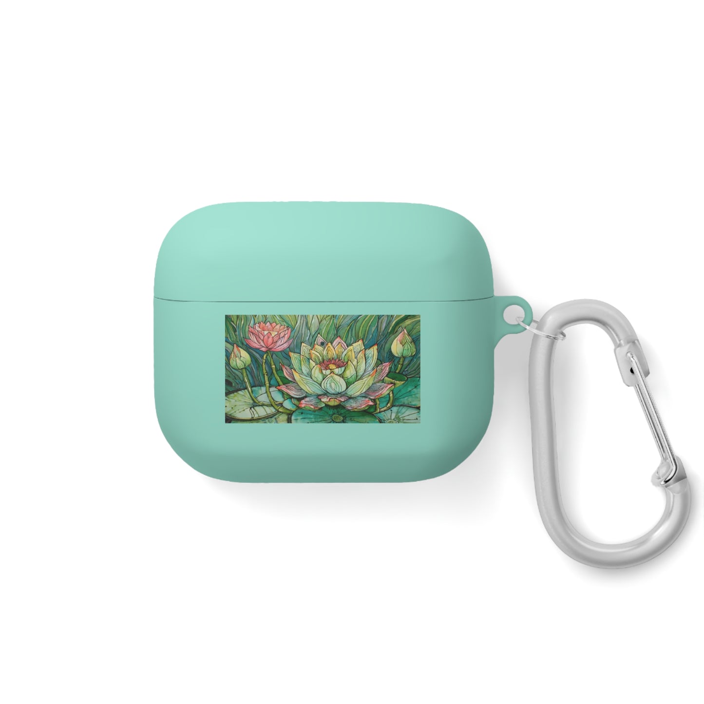 Lotuses Print Unisex Travel AirPods and AirPods Pro Case Cover