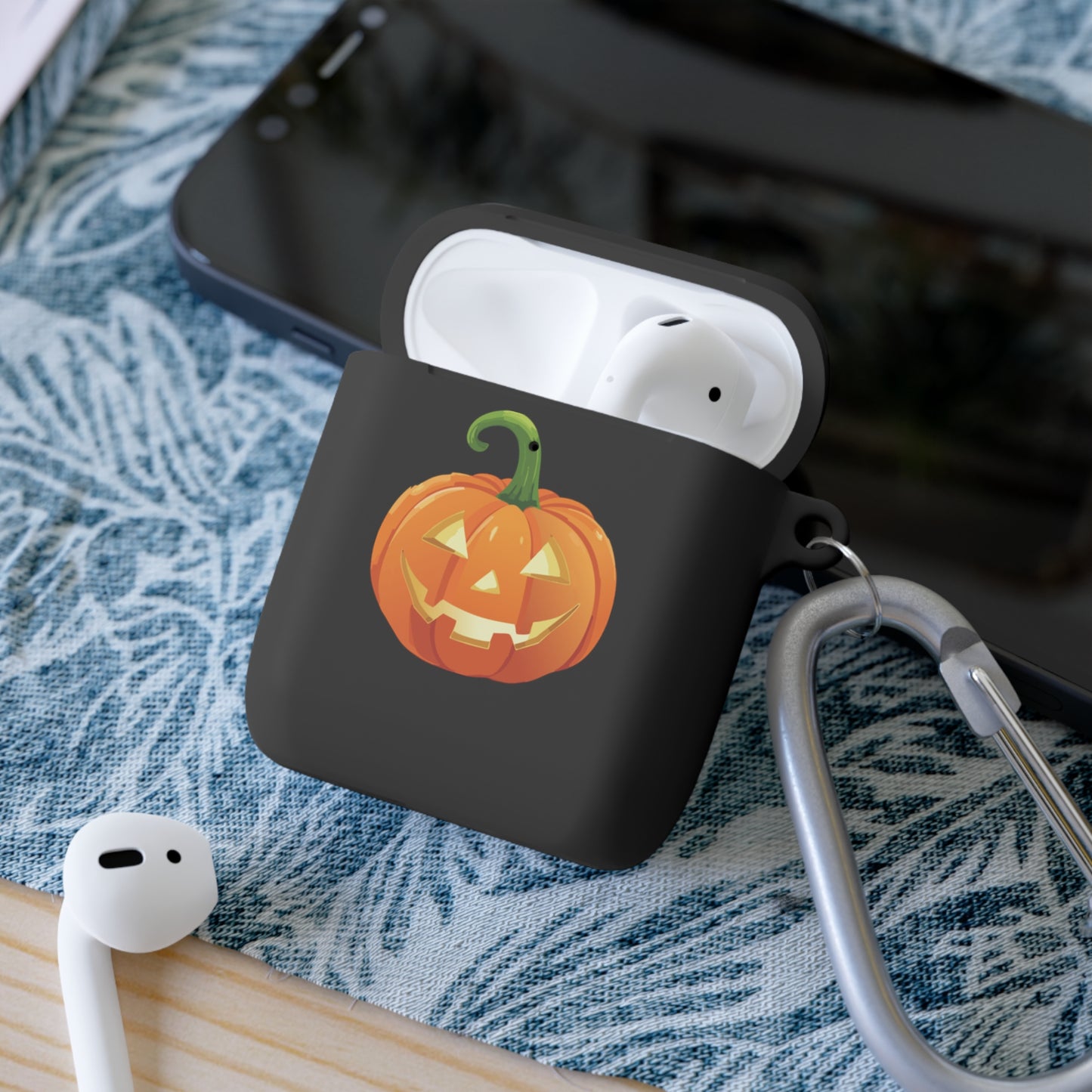 Jack Pumpkin Print AirPods and AirPods Pro Case Cover