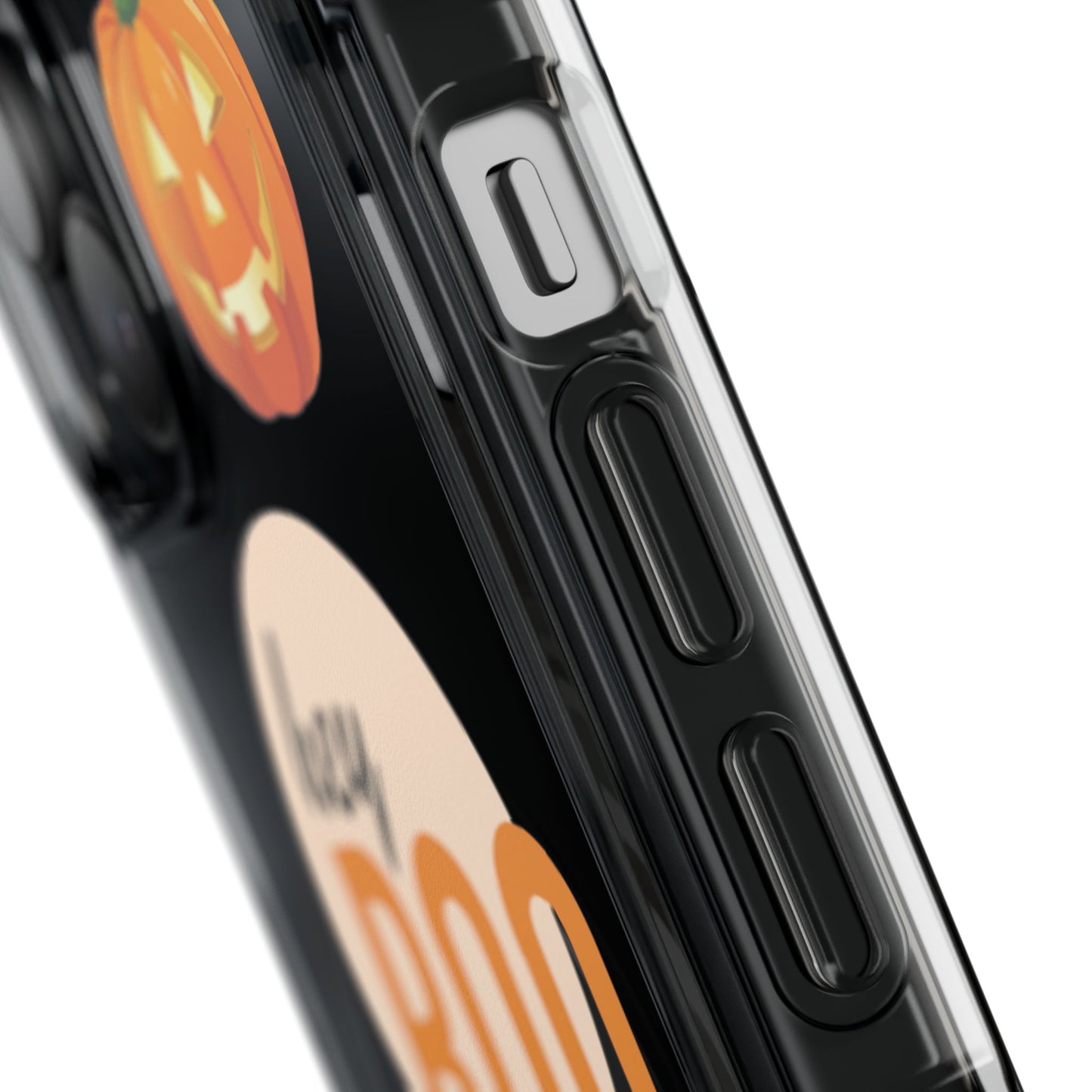 Hey Boo Jack Pumpkin Chic Design Magnetic Clear Impact iPhone Cases